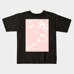 Pink Ballerina Fairies Kids T-Shirt
